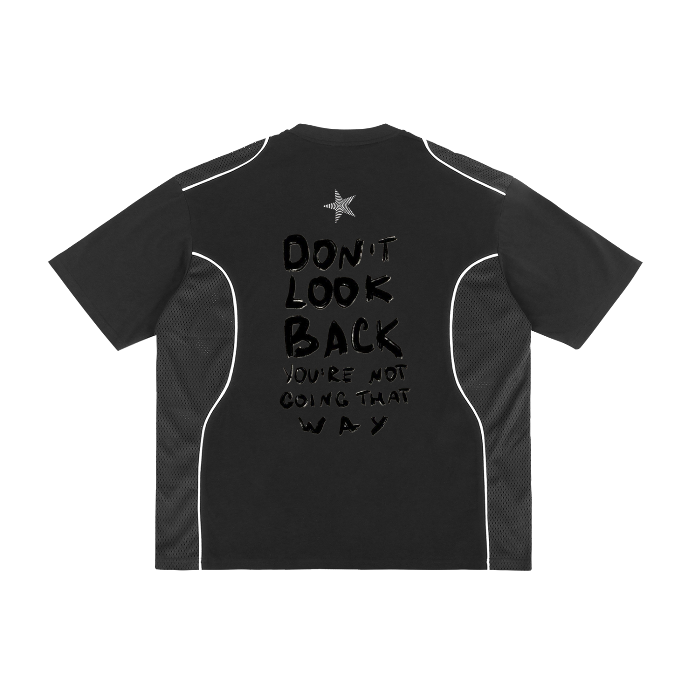 Contrast Piped Panel T-Shirt