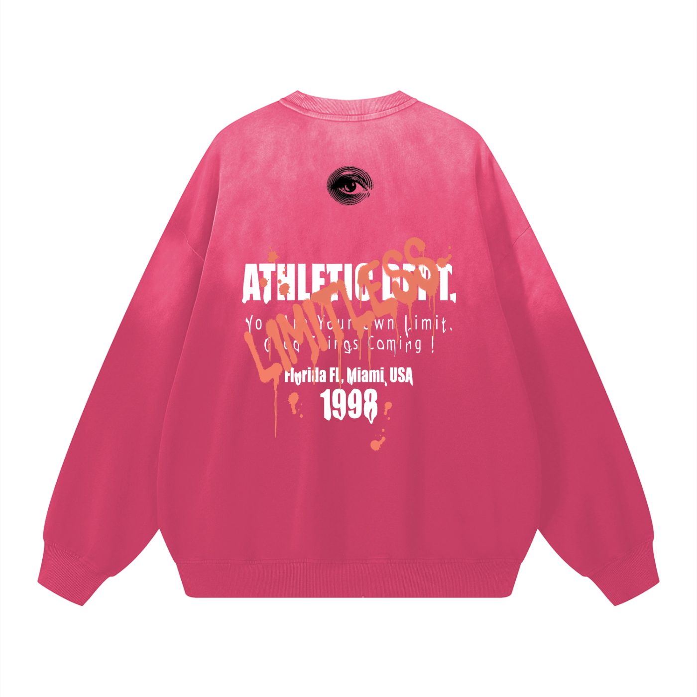 Sunfade Drop-Shoulder Cotton Sweatshirt