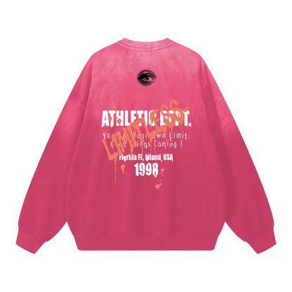 Sunfade Drop-Shoulder Cotton Sweatshirt