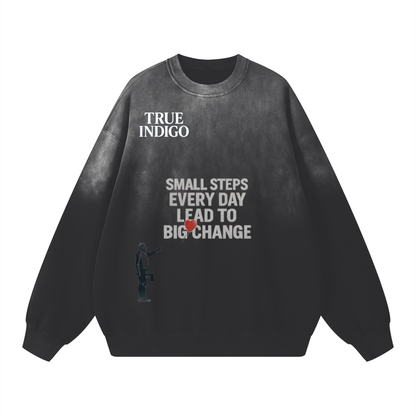 Sunfade Drop-Shoulder Cotton Sweatshirt