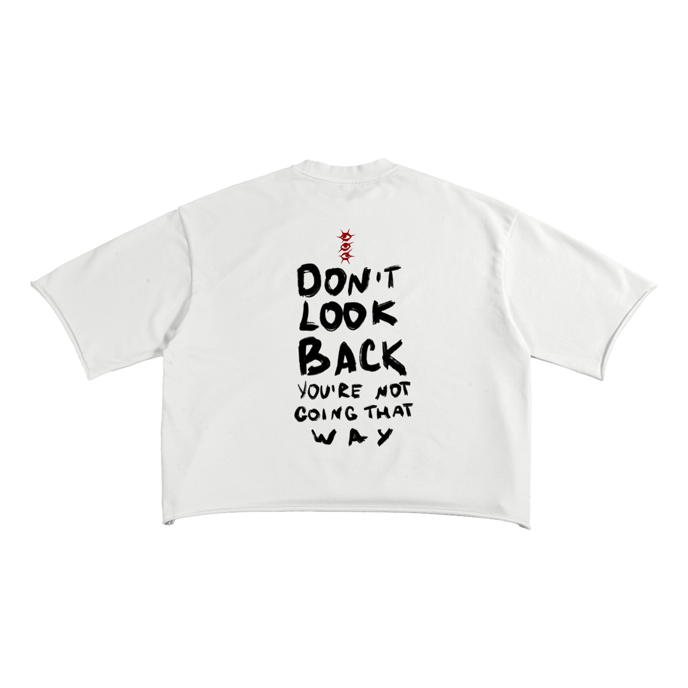 French Terry Raw Edge T-Shirt