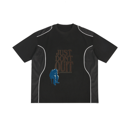 Contrast Piped Panel T-Shirt