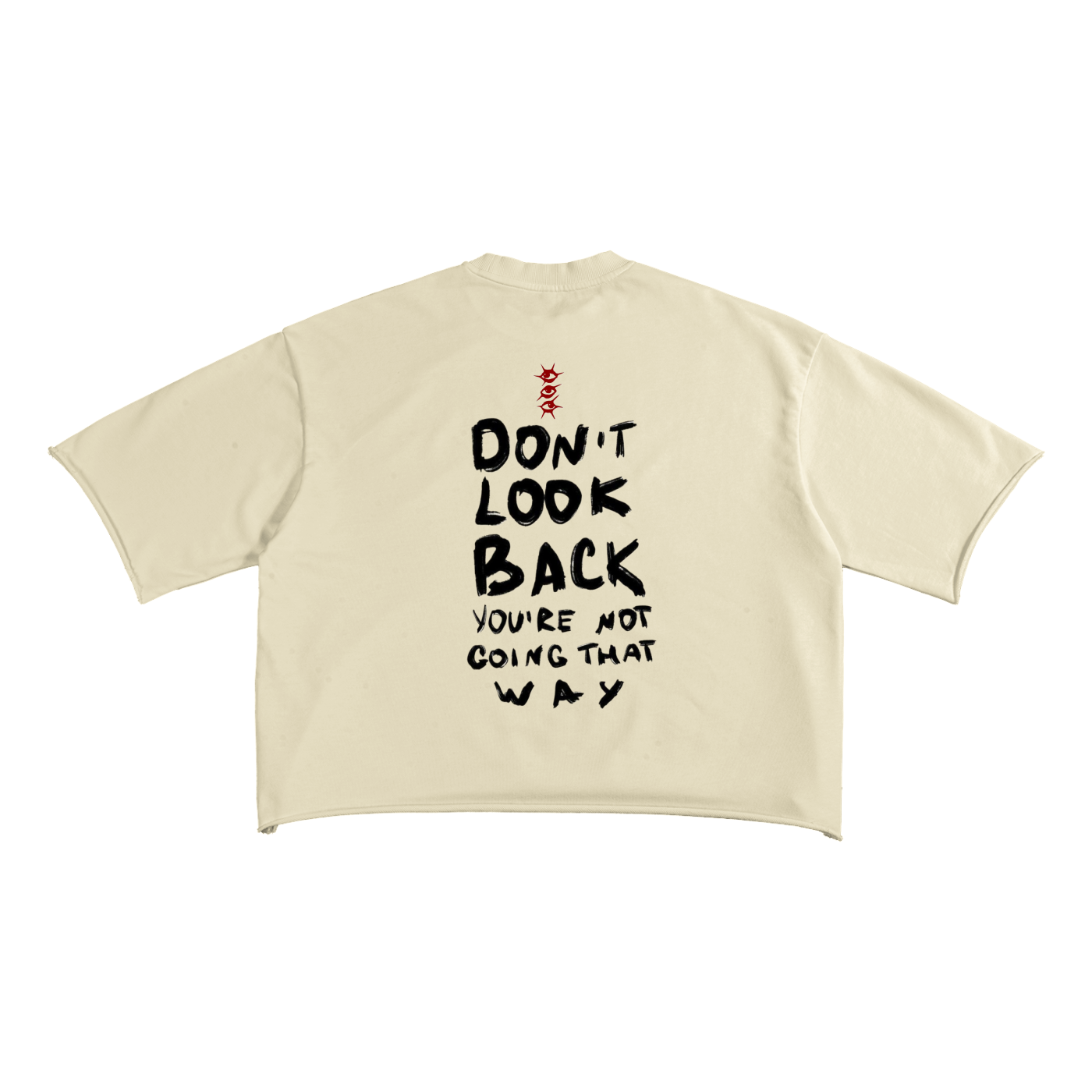 French Terry Raw Edge T-Shirt