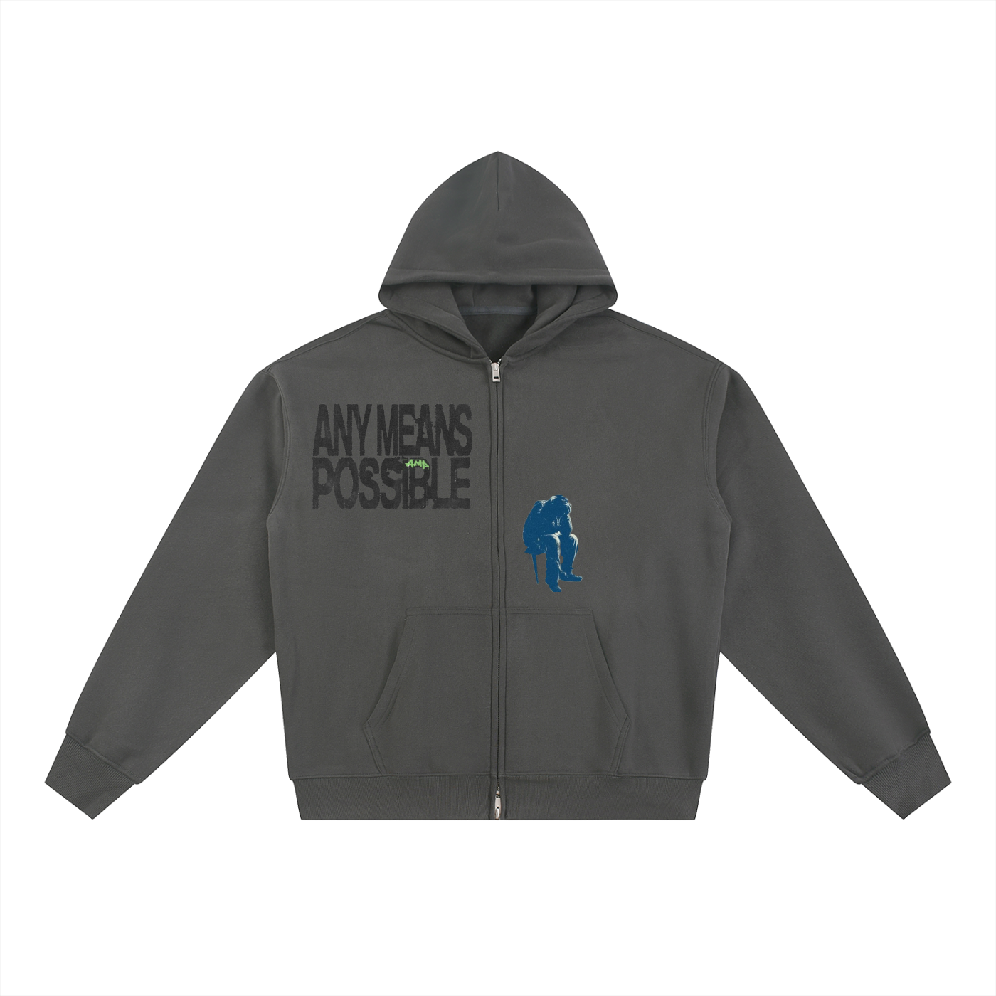 Essential Fleece Zip-Through Hoodie
