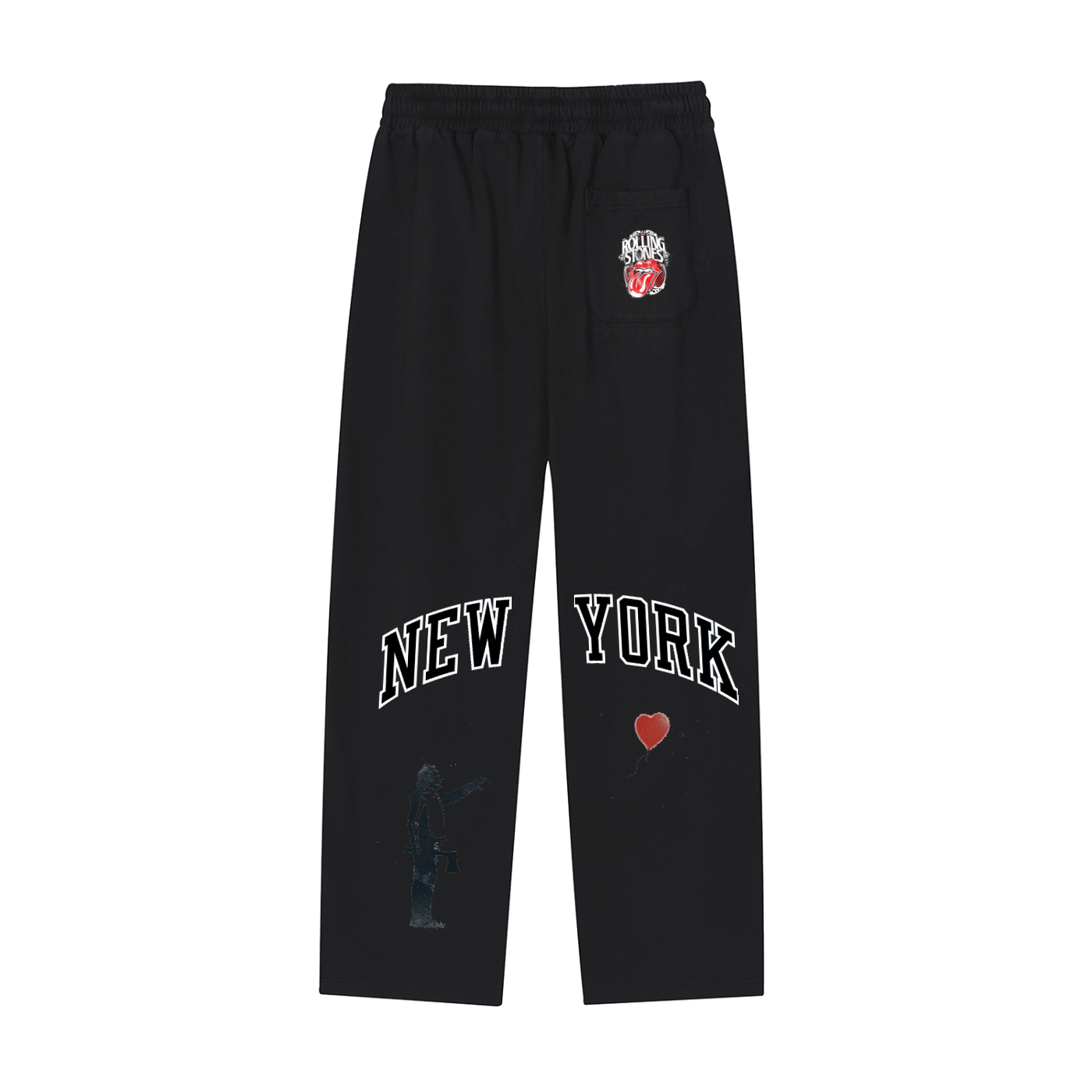 Reflection Striped Straight-Leg Sweatpants