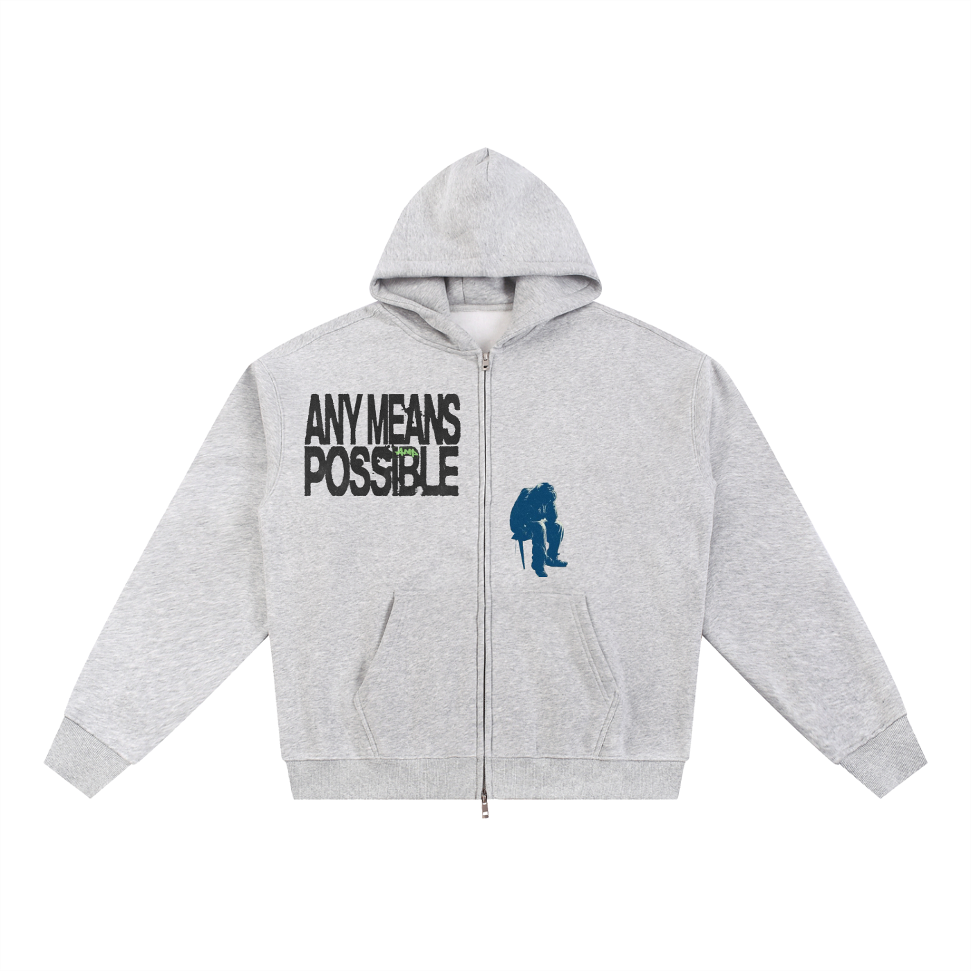 Essential Fleece Zip-Through Hoodie