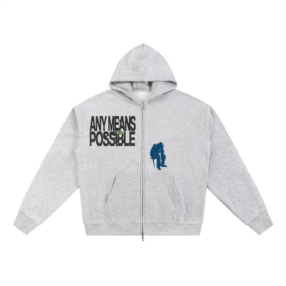 Essential Fleece Zip-Through Hoodie