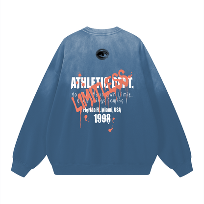 Sunfade Drop-Shoulder Cotton Sweatshirt