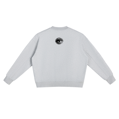 Fleece Side Slit Crewneck Sweatshirt