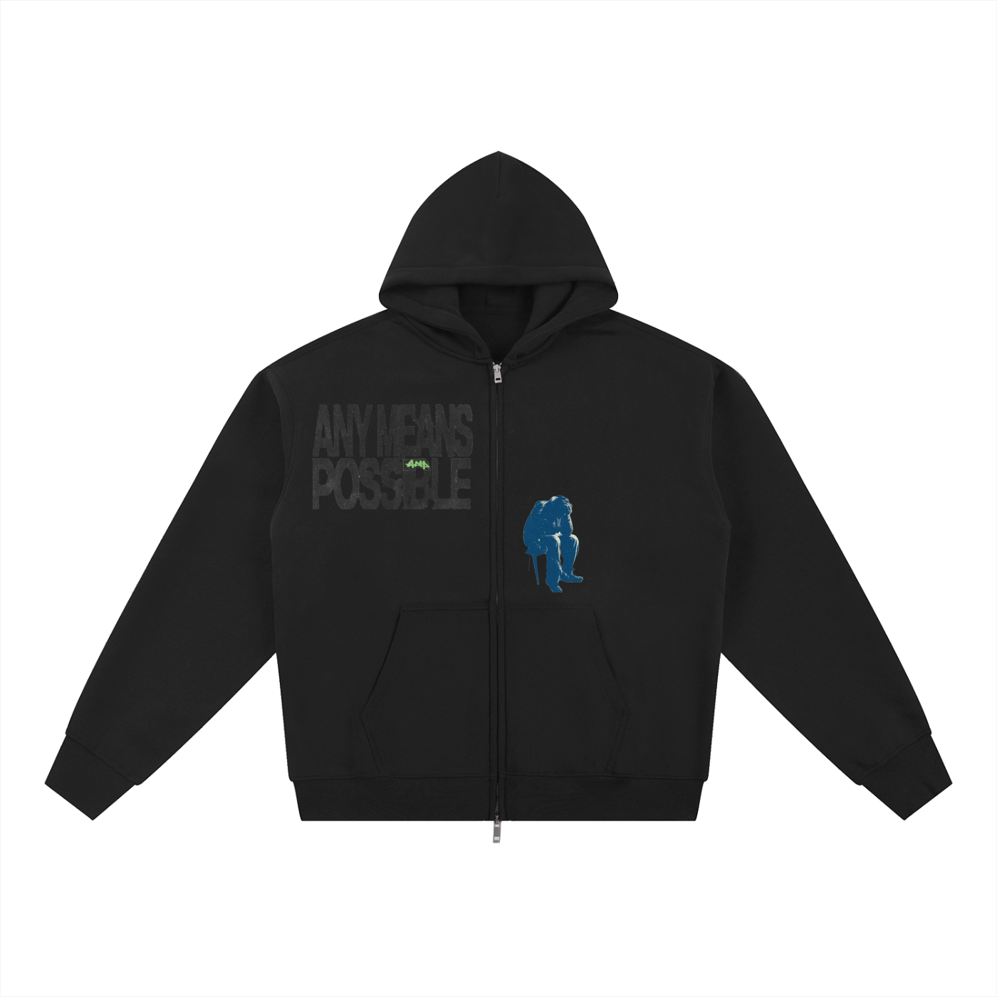 Essential Fleece Zip-Through Hoodie