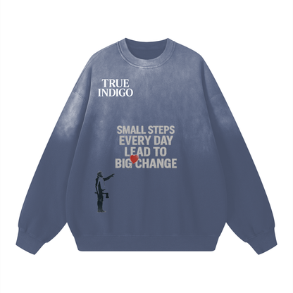 Sunfade Drop-Shoulder Cotton Sweatshirt