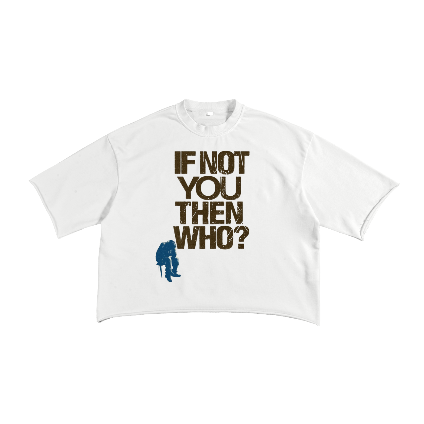 French Terry Raw Edge T-Shirt