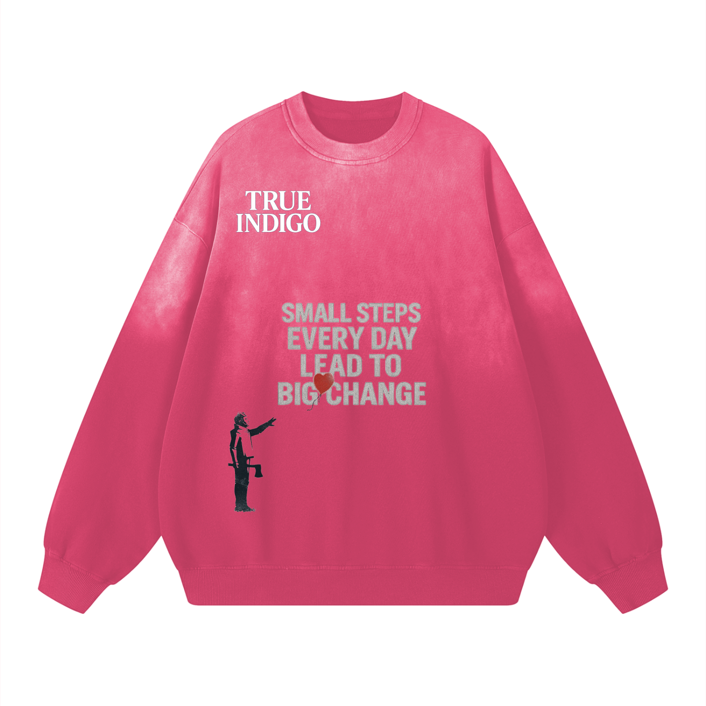 Sunfade Drop-Shoulder Cotton Sweatshirt