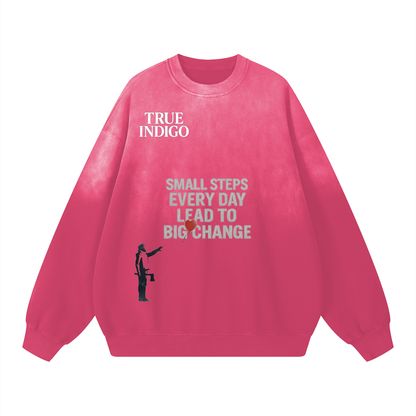 Sunfade Drop-Shoulder Cotton Sweatshirt